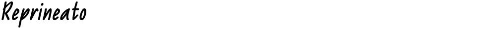 Reprineato