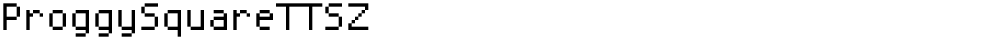 ProggySquareTTSZ