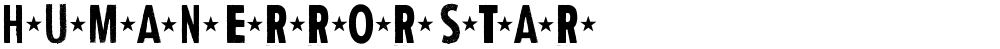 Human Error Star