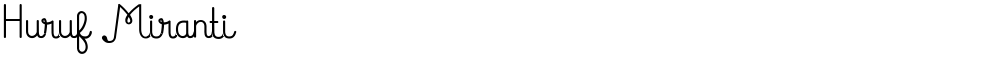 Huruf Miranti