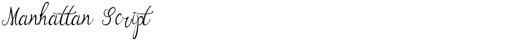 Manhattan Script