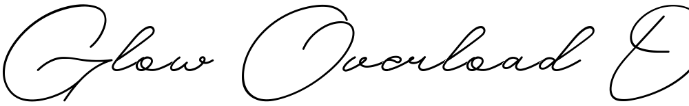 Glow Overload Demo
