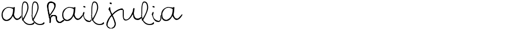All Hail Julia
