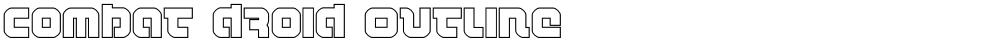 Combat Droid Outline