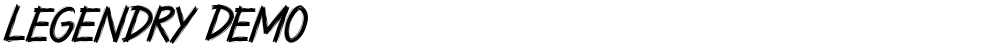 Legendry Demo