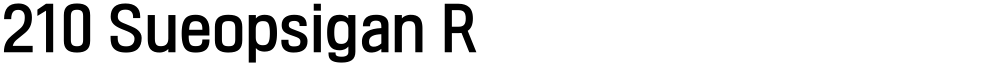 210 Sueopsigan R
