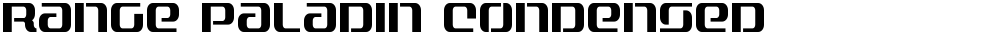 Range Paladin Condensed