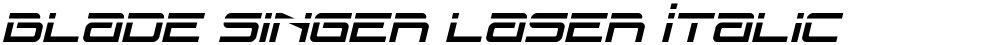 Blade Singer Laser Italic