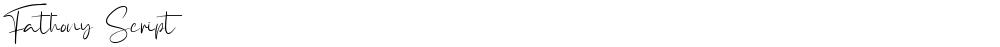 Fathony Script