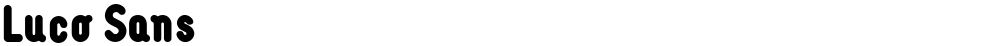 Luco Sans