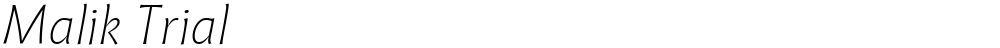 Malik Trial