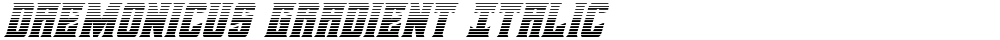 Daemonicus Gradient Italic