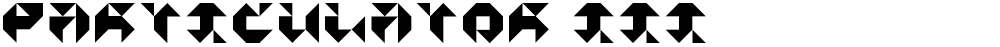 Particulator III