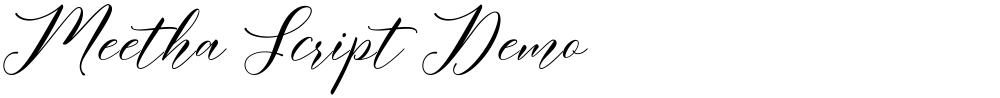 Meetha Script Demo