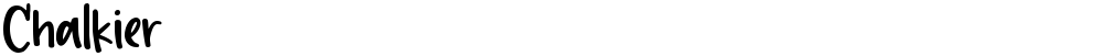 Chalkier