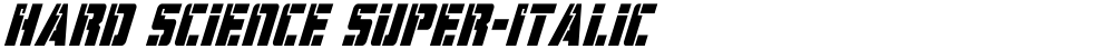 Hard Science Super-Italic