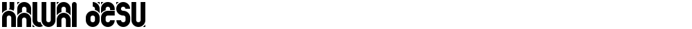 kawai desu