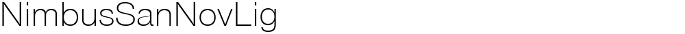 NimbusSanNovLig