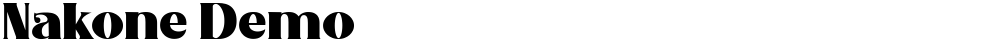 Nakone Demo