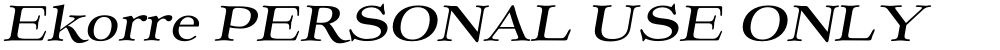 Ekorre PERSONAL USE ONLY