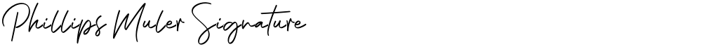 Phillips Muler Signature