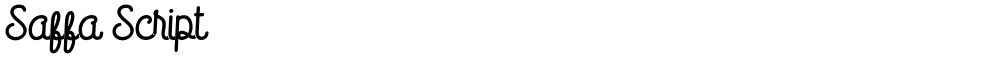 Saffa Script