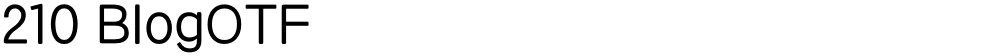 210 BlogOTF