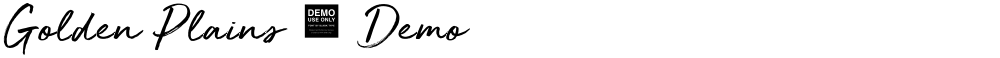 Golden Plains - Demo