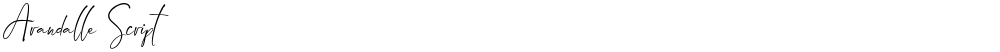 Arandalle Script