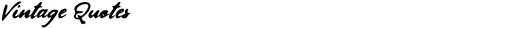 Vintage Quotes
