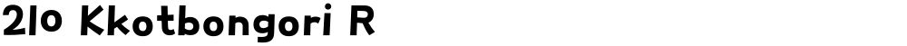 210 Kkotbongori R