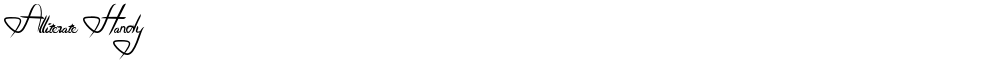 Alliterate Handy
