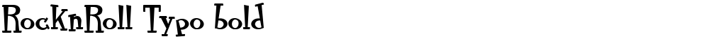 RocknRoll Typo bold