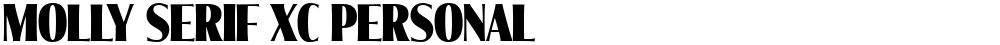 Molly Serif XC PERSONAL