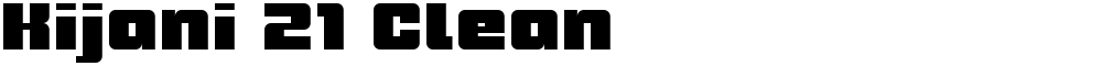 Kijani 21 Clean