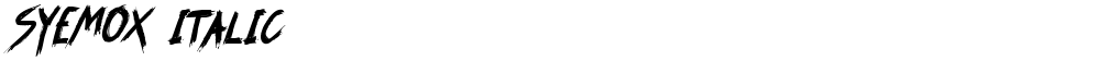 SYEMOX italic