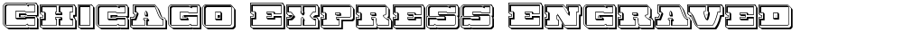 Chicago Express Engraved