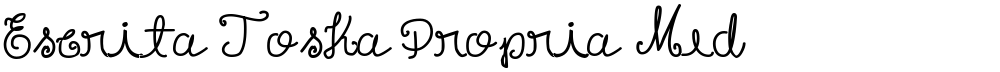 Escrita Toska Propria Med