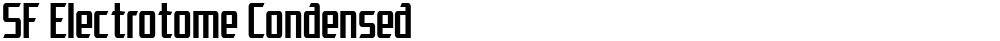 SF Electrotome Condensed