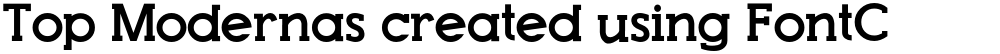 Top Modernas created using FontCreator 6.5 from High-Logic.comTopModern�