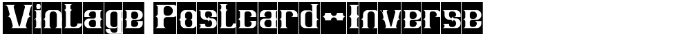 Vintage Postcard-Inverse