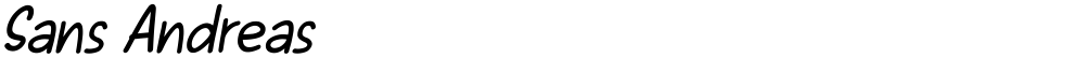 Sans Andreas