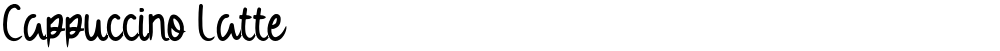 Cappuccino Latte
