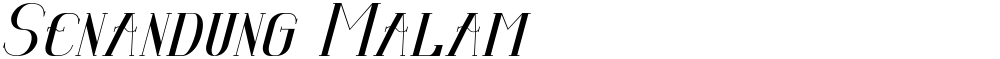 Senandung Malam