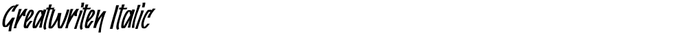 Greatwriten Italic