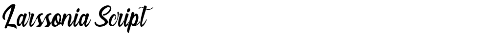 Larssonia Script