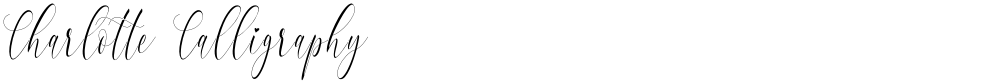 Charlotte Calligraphy