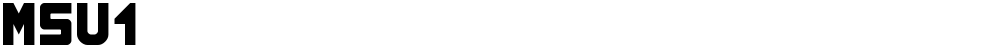 MSU1