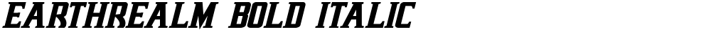 Earthrealm Bold Italic