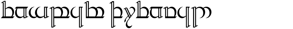 Tengwar Quenya-2